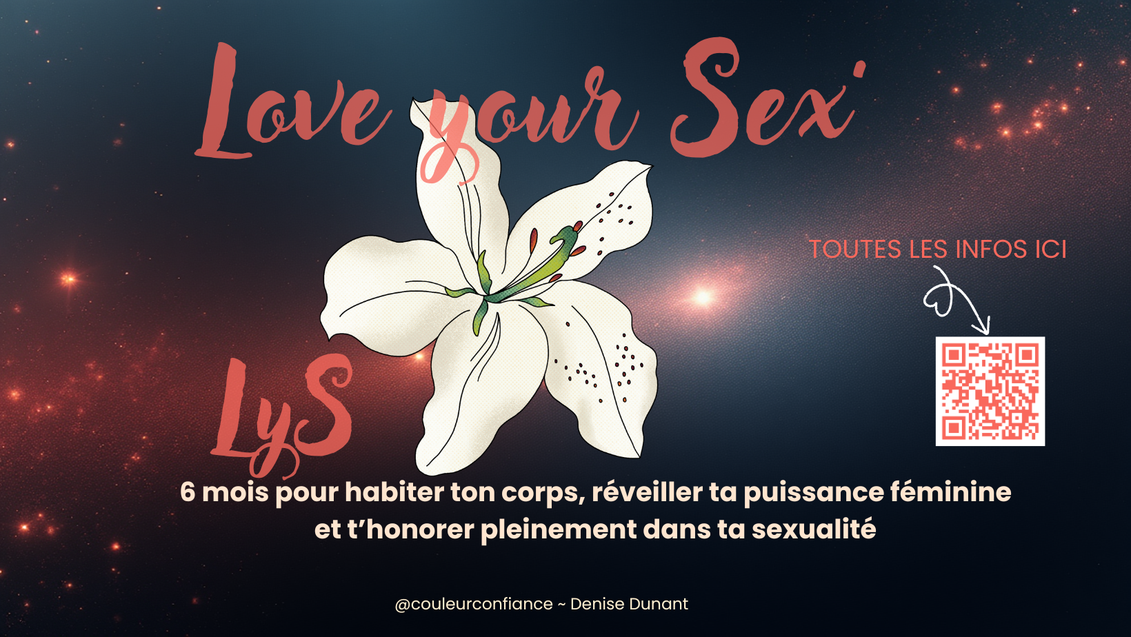 Love your Sex' un accompagnement de 6 mois pour s'honorer et améliorer sa sexualité